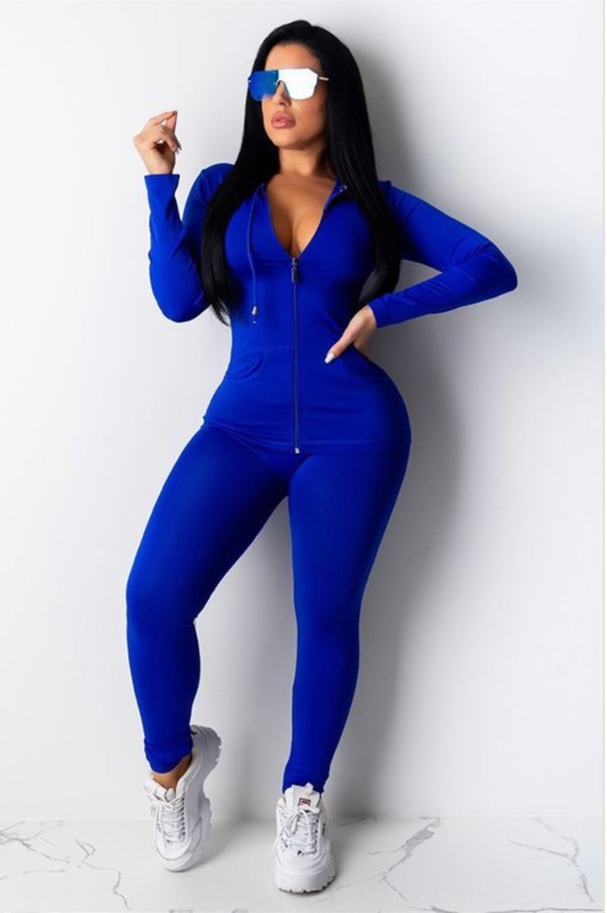 Yoga Set Royal Blue