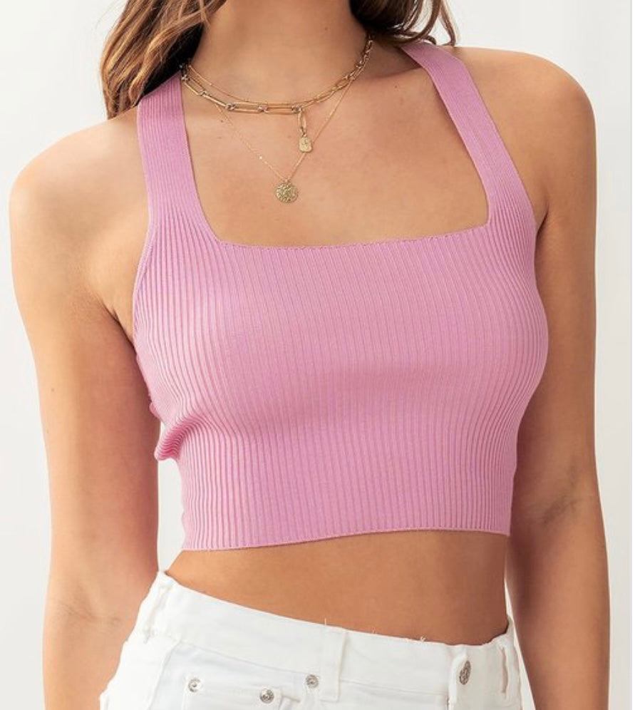 Barbie Lace Up Crop Top