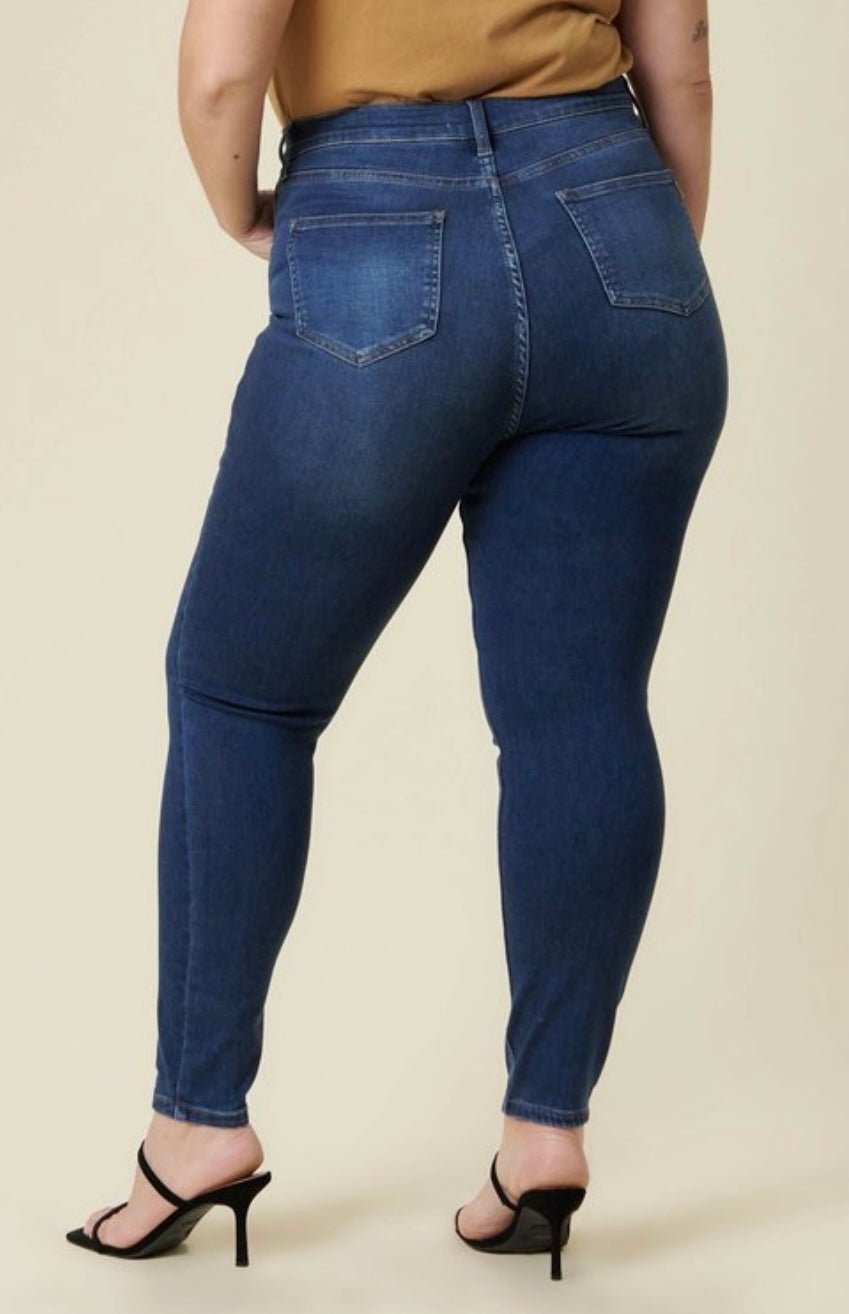 Teyana Dark Wash Jeans Plus